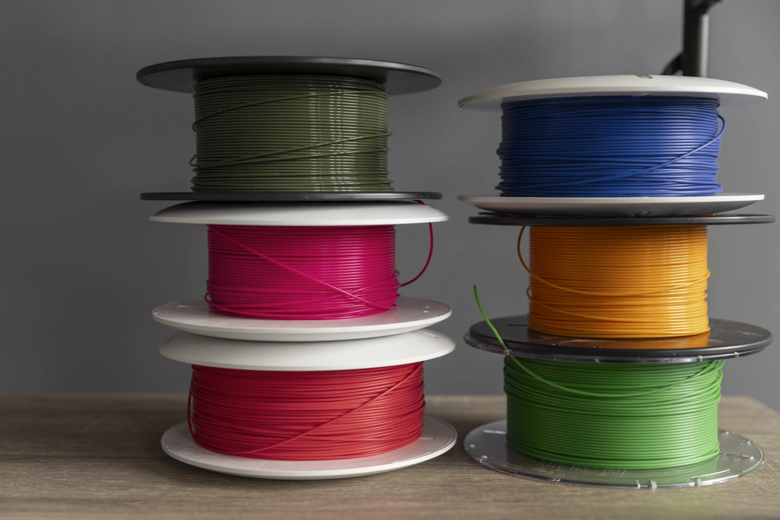 Plásticos y materiales para impresión 3d.