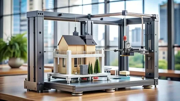 3D a gran escala en el sector de la construcción.