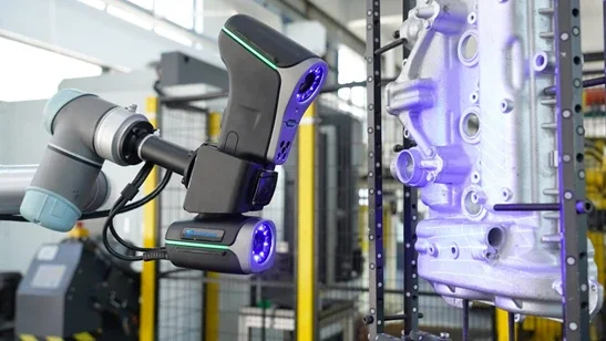 Funcionamiento de un escáner 3D automatizado.