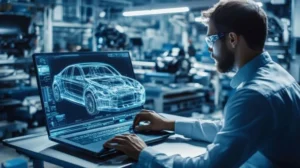 Ingeniero haciendo escaneo 3D