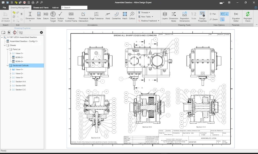 Digitalización de herramentales y dibujo 2D para empresas